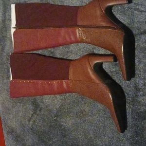 BELLINI knee high burgundy boots